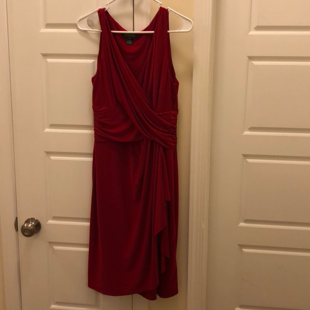 Wine Red Ralph Lauren Dress